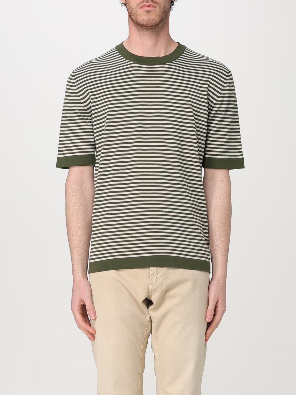 Tシャツ・カットソー K-WAY Men T-shirt Green K61274W B0K K-WAY:Tシャツ メンズ - グリーン | GIGLIO.COMオンラインのK