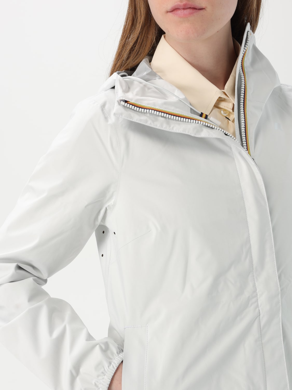 K-WAY: Jacket woman - White | K-Way jacket K5127NW online at