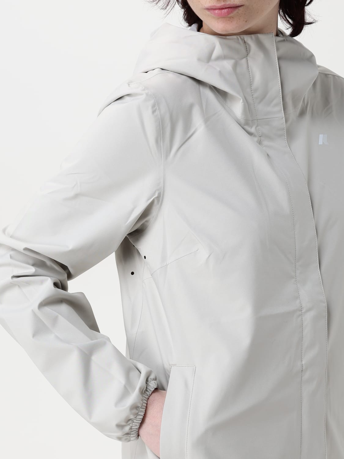 K-WAY: Jacket woman - Beige | K-Way jacket K31382W online at