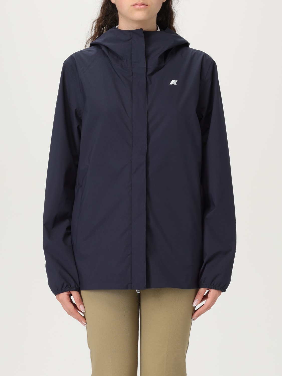 ジャケット K-WAY Woman Jacket Blue 1 K31382W 121 K-WAY: Jacket woman - Blue 1 | K-Way jacket K31382W online