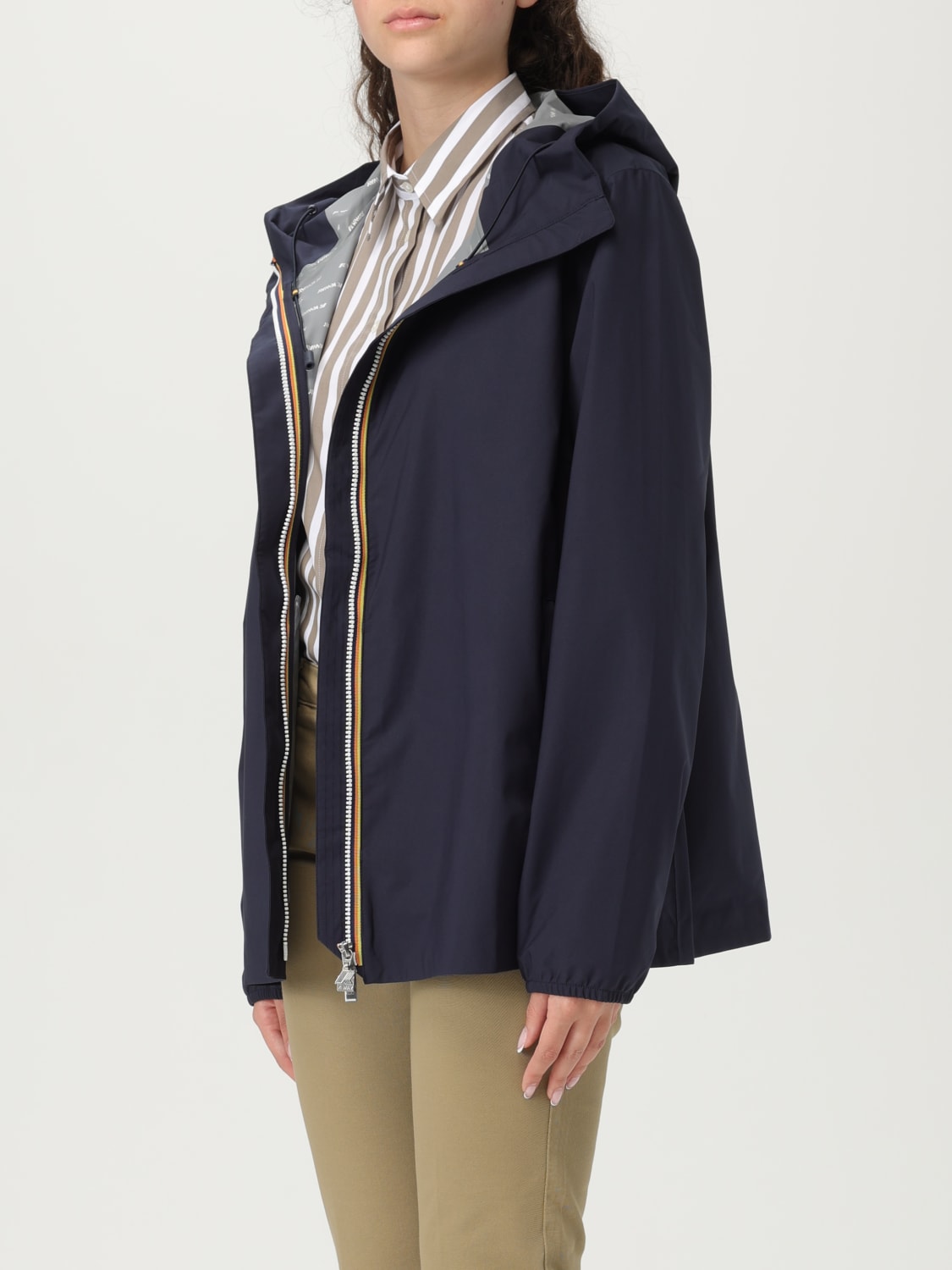 ジャケット K-WAY Woman Jacket Blue 1 K31382W 121 K-WAY: Jacket woman - Blue 1 | K-Way jacket K31382W online