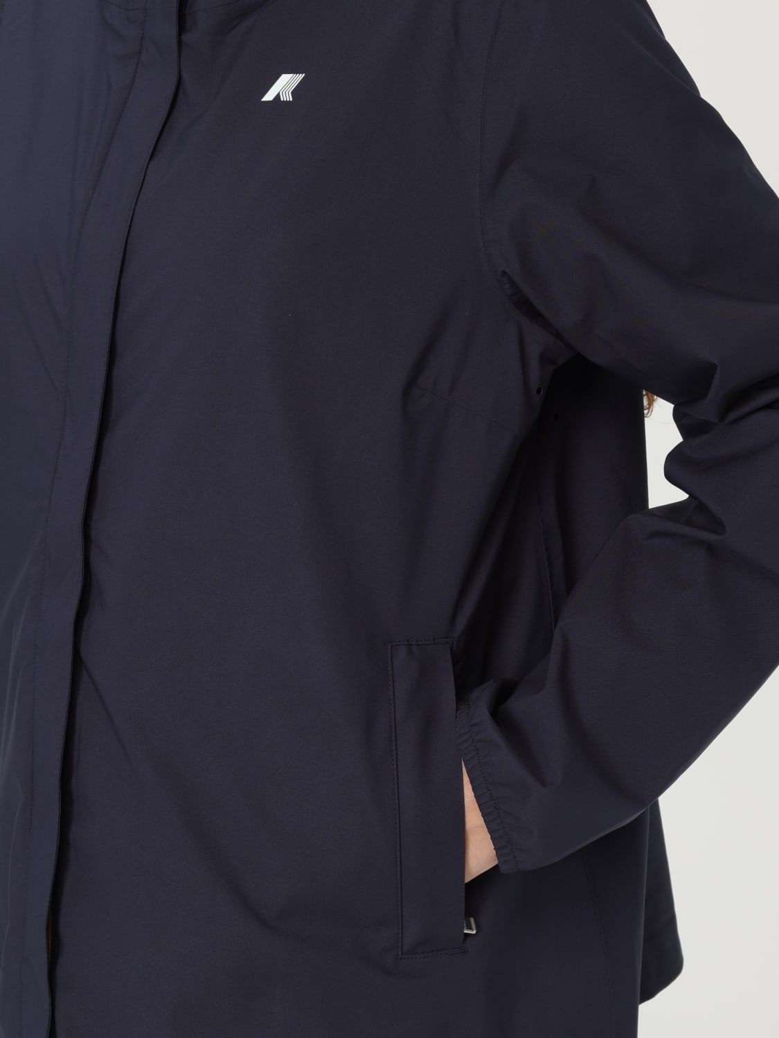 ジャケット K-WAY Woman Jacket Blue 1 K31382W 121 K-WAY: Jacket woman - Blue | K-Way jacket K31382W online at