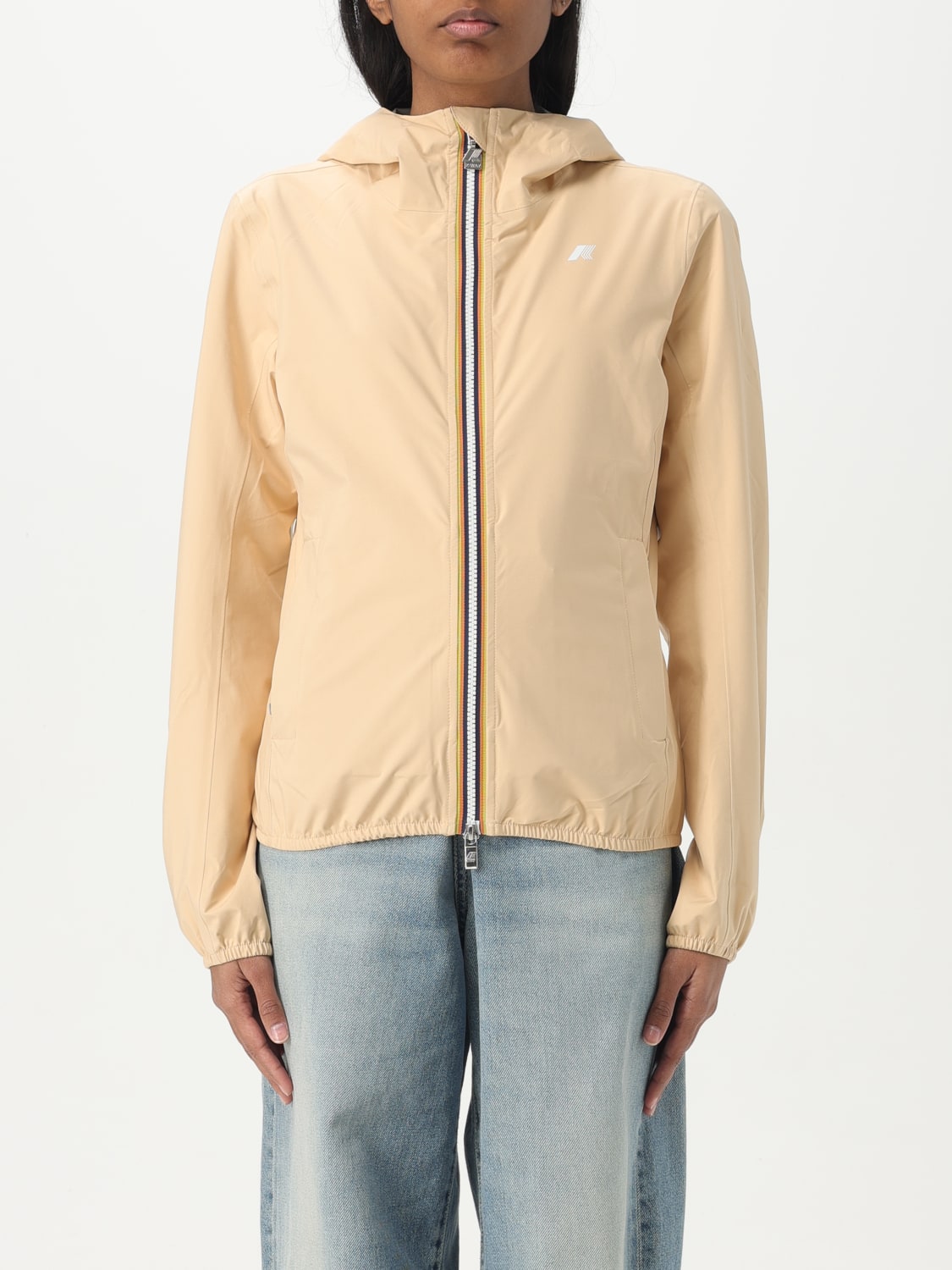 ジャケット K-WAY Woman Jacket Beige K5127LW W6I K-WAY: Jacket woman - Beige | K-Way jacket K5127LW online at