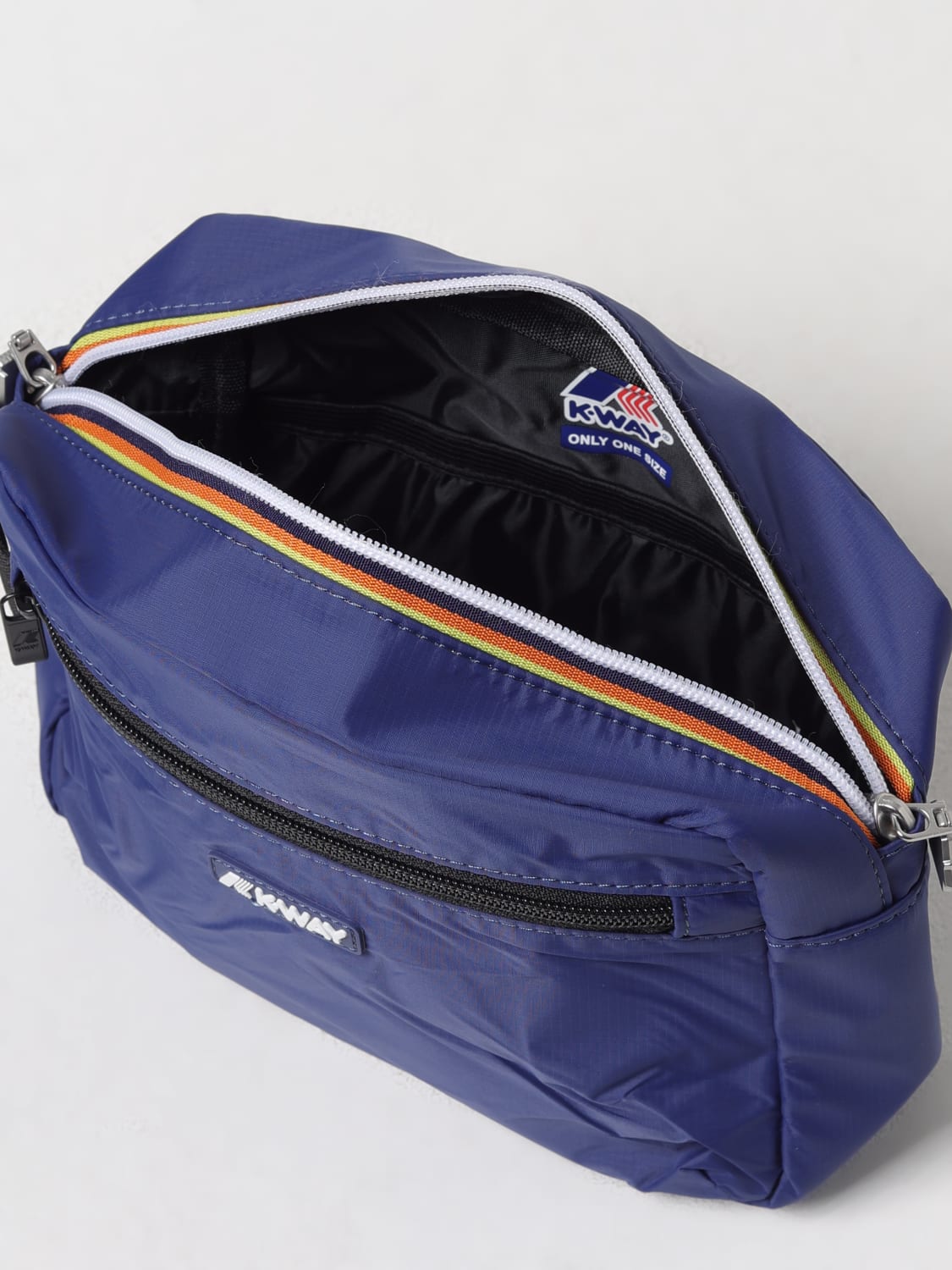 K-WAY BEAUTY-ACCESSOIRES: Schultertasche damen K-way, Blau 1 - Img 3