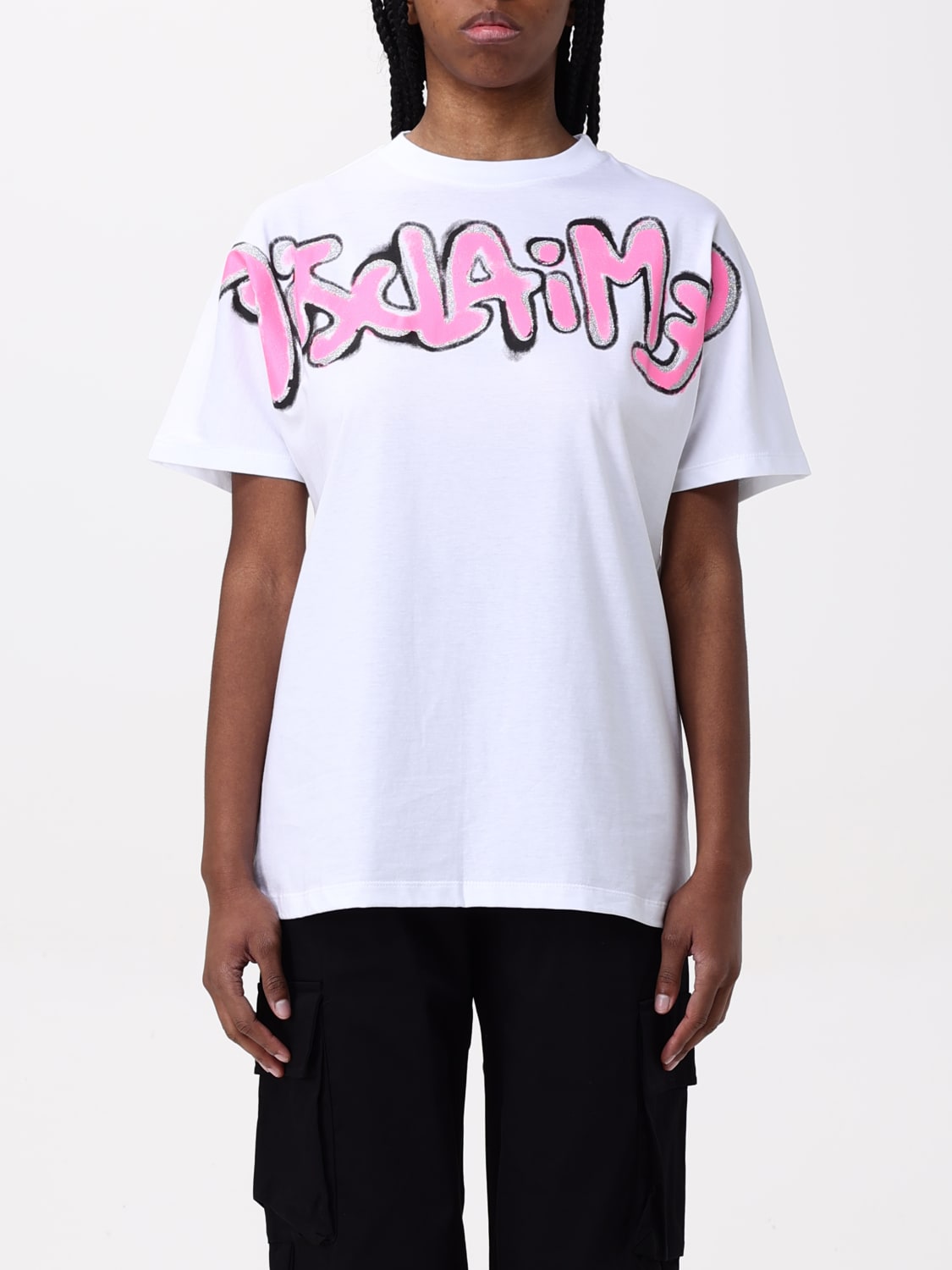 DISCLAIMER T-SHIRT: T-shirt woman Disclaimer, White - Img 1