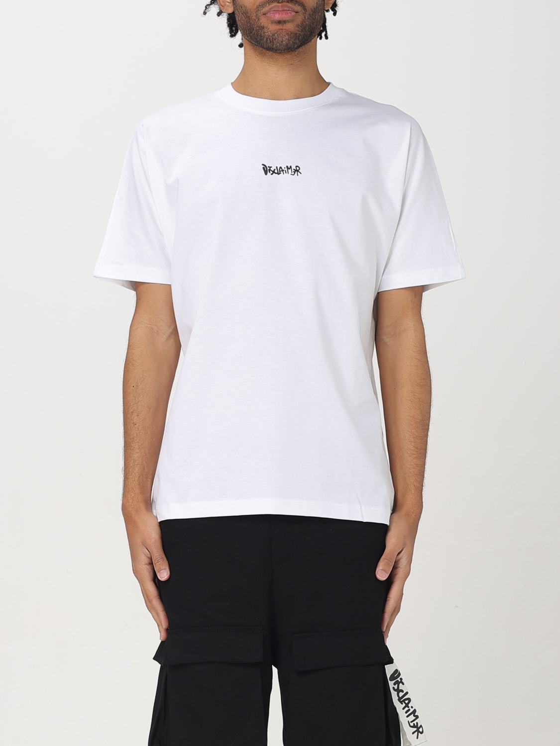 DISCLAIMER T-SHIRT: T-shirt men Disclaimer, White - Img 1