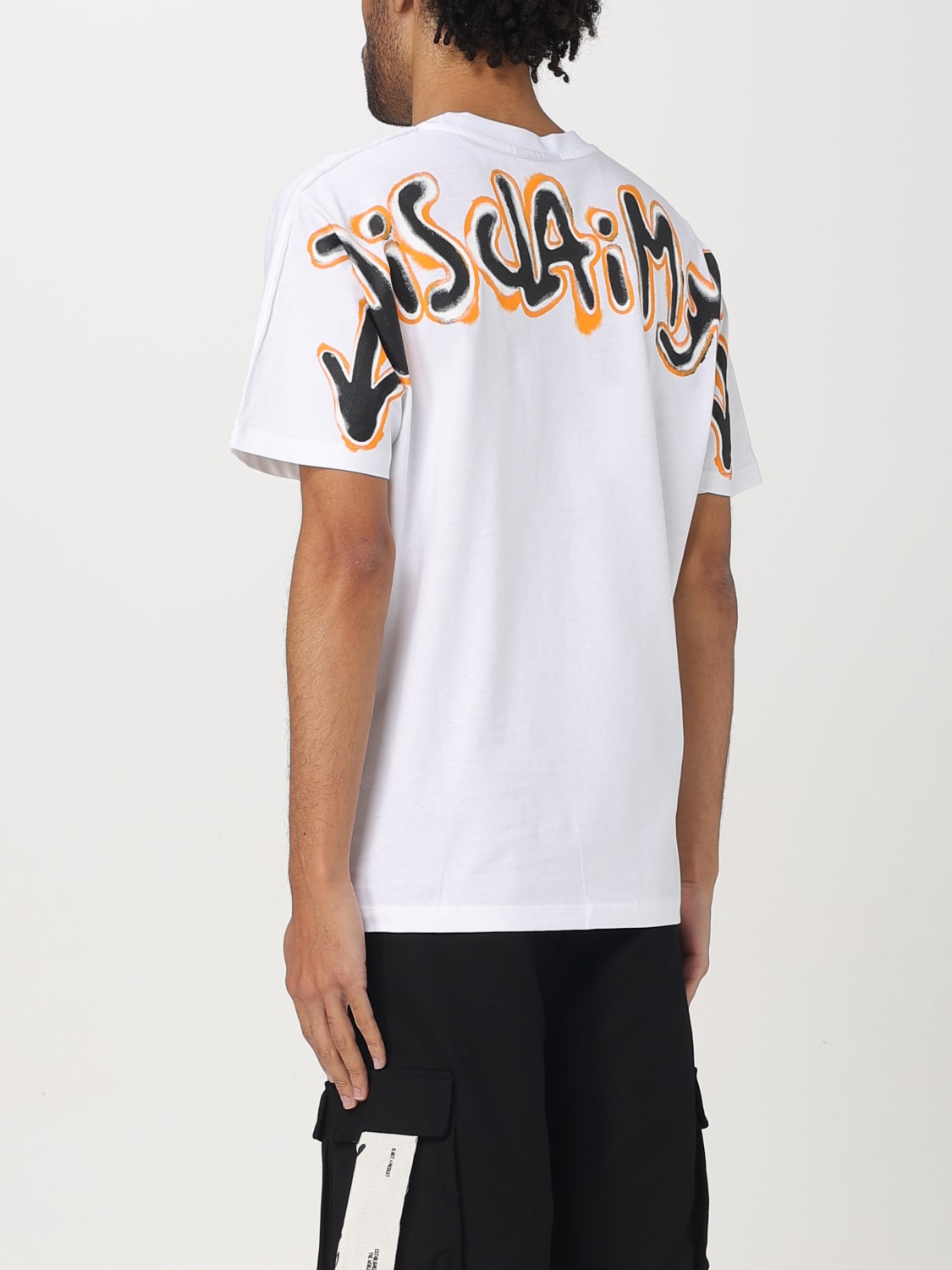 DISCLAIMER T-SHIRT: T-shirt men Disclaimer, White - Img 2