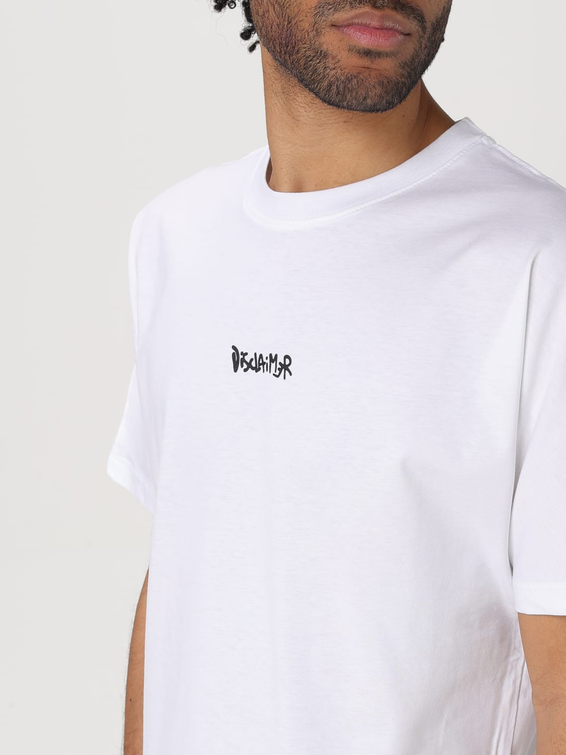 DISCLAIMER T-SHIRT: T-shirt men Disclaimer, White - Img 3