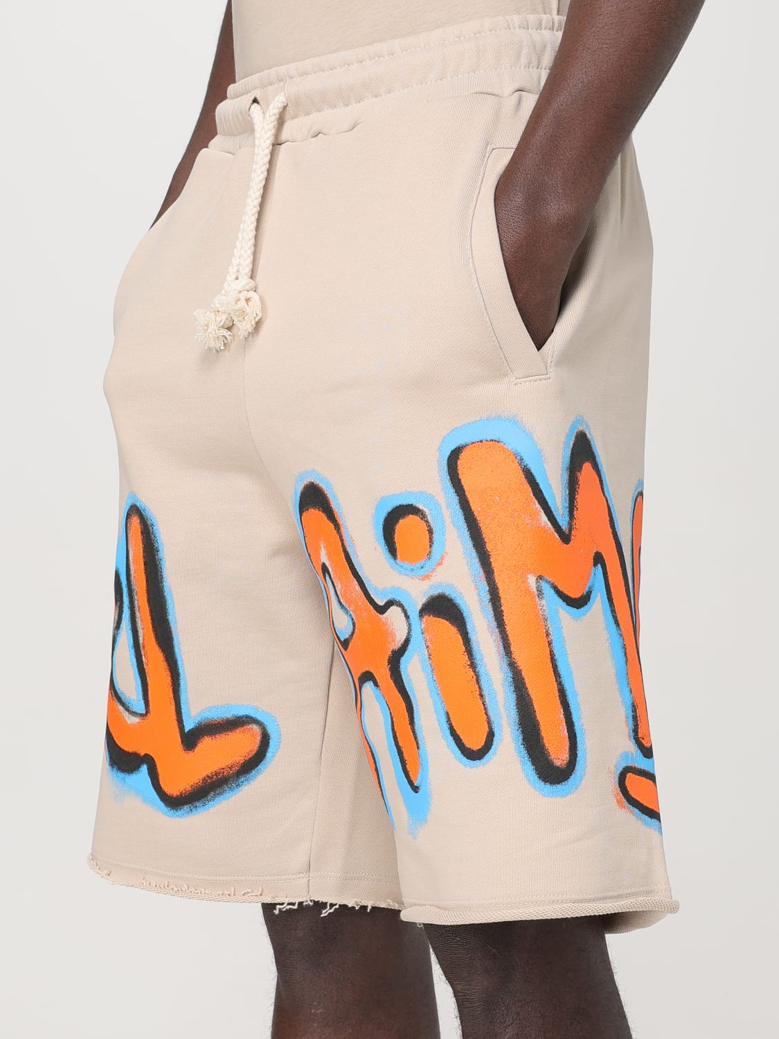 DISCLAIMER SHORTS: Short men Disclaimer, Beige - Img 3