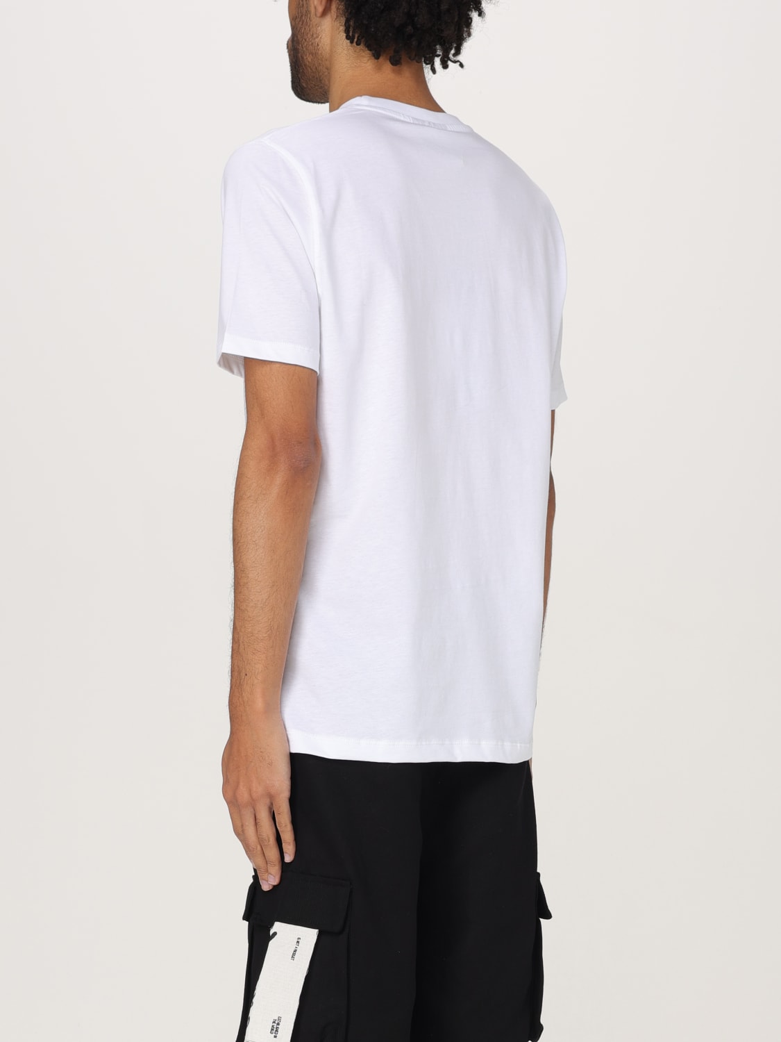 DISCLAIMER T-SHIRT: T-shirt in cotone con logo Sacai, Bianco - Img 2