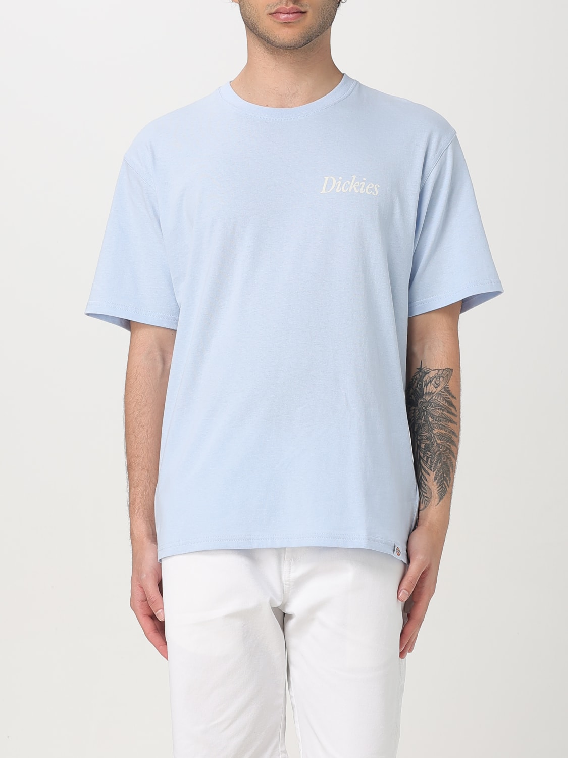 Tシャツ・カットソー DICKIES Men T-shirt Sky Blue DK0A4Z92 K541 DICKIES: T-shirt men - Sky Blue | Dickies t-shirt DK0A4Z92