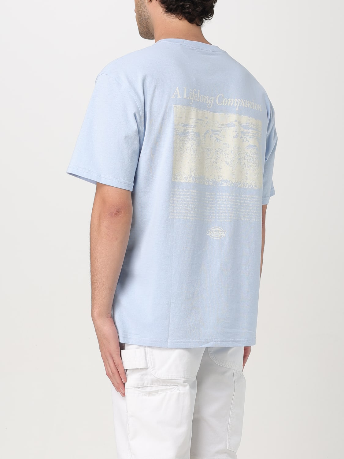 Tシャツ・カットソー DICKIES Men T-shirt Sky Blue DK0A4Z92 K541 DICKIES: T-shirt men - Sky Blue | Dickies t-shirt DK0A4Z92
