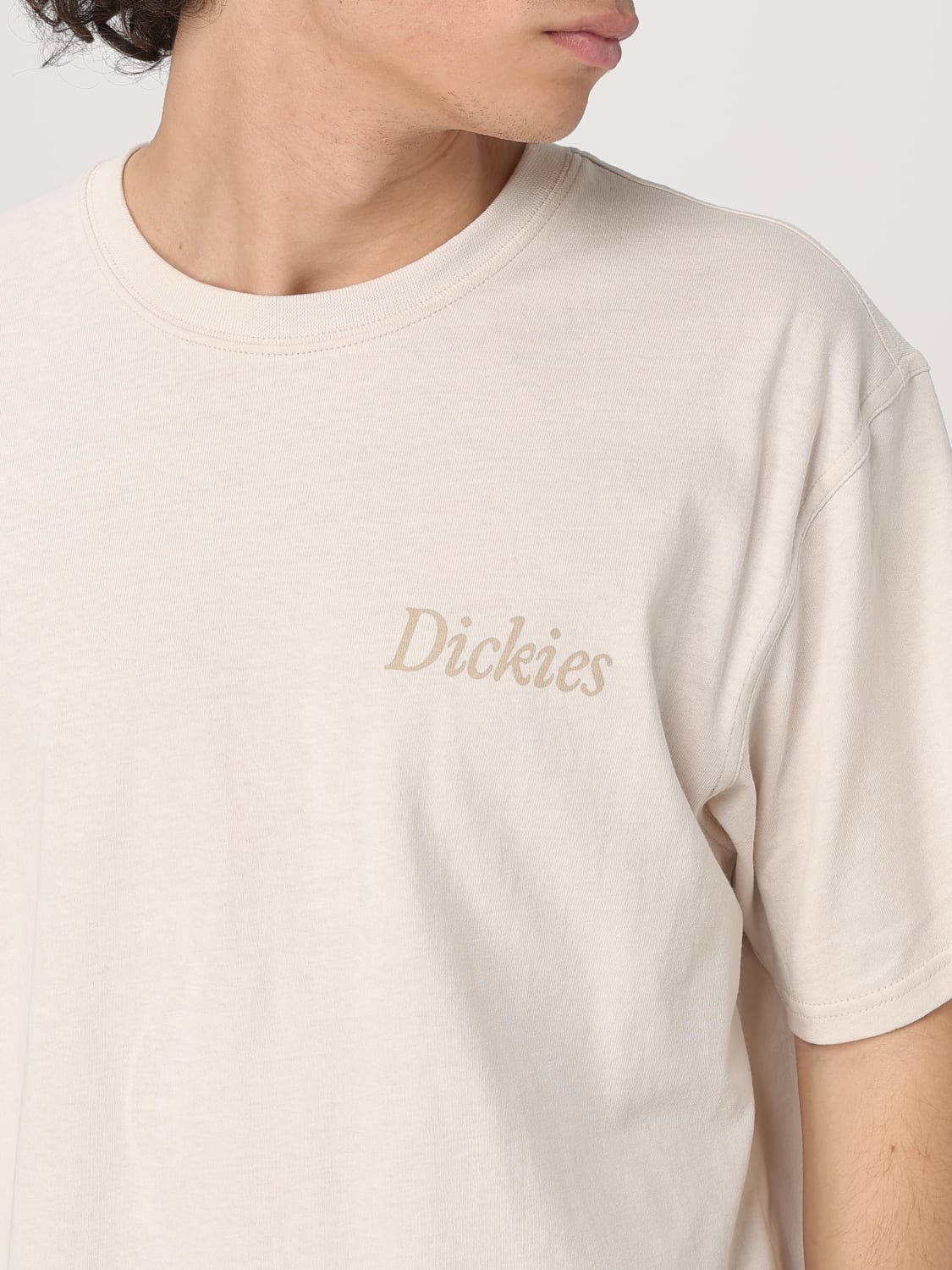 Tシャツ・カットソー DICKIES Men T-shirt Yellow Cream DK0A4Z92 F901 DICKIES: T-shirt men - Yellow Cream | Dickies t-shirt