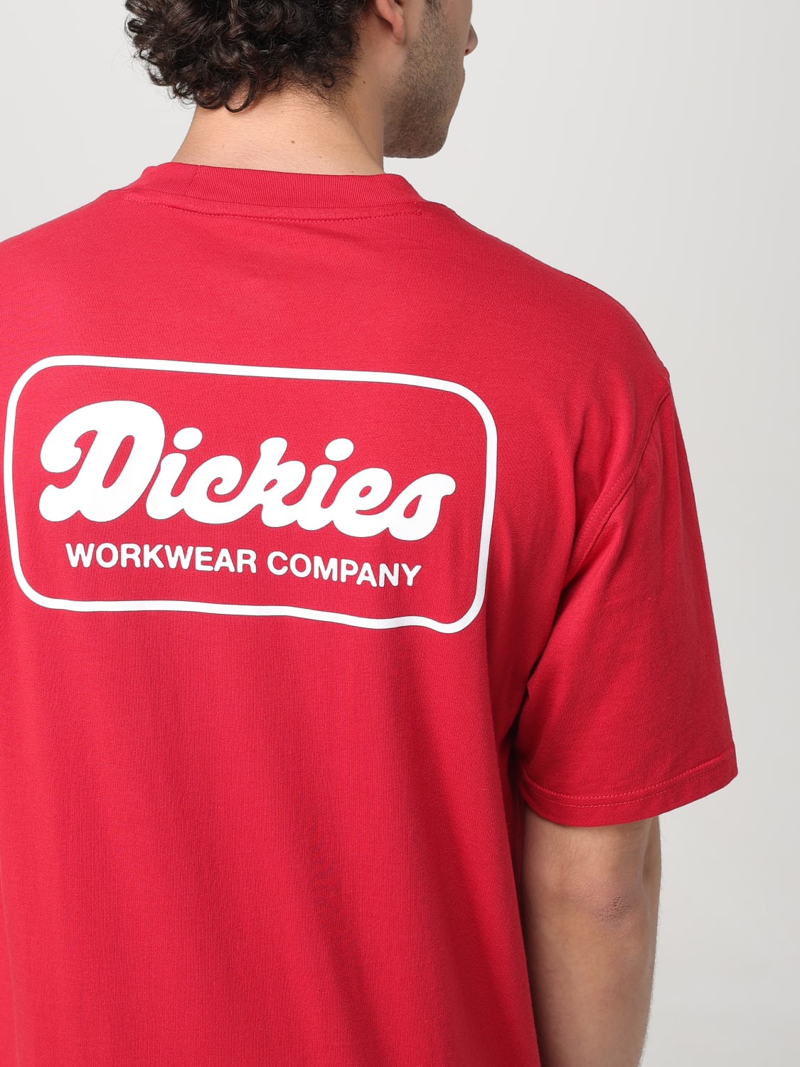DICKIES T恤: T恤 男士 Dickies, 红色 - Img 4