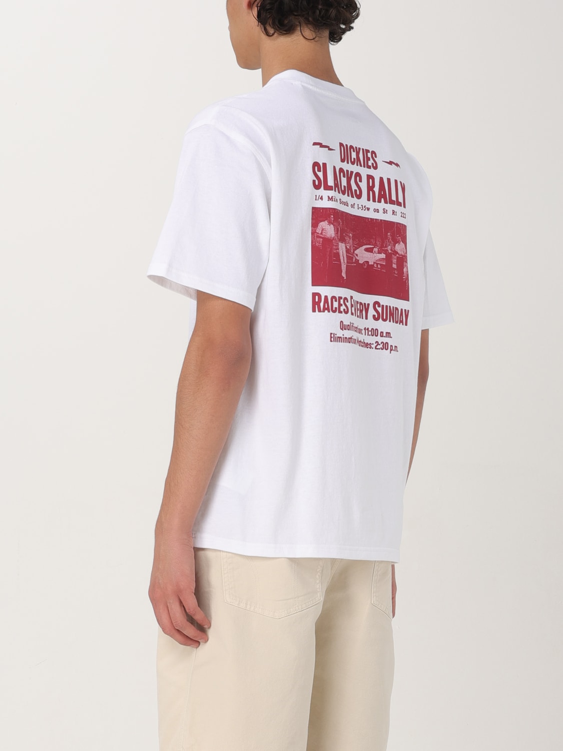 DICKIES T-SHIRT: T-shirt men Dickies, White - Img 3