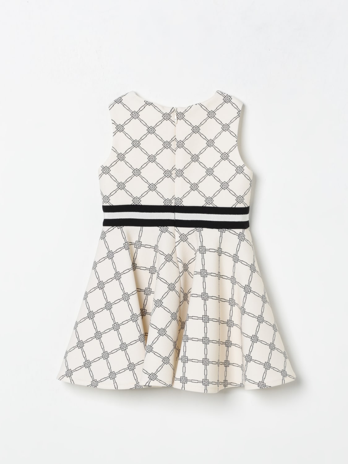 ELISABETTA FRANCHI LA MIA BAMBINA ABITO: Abito logato Elisabetta Franchi La Mia Bambina, Panna - Img 2