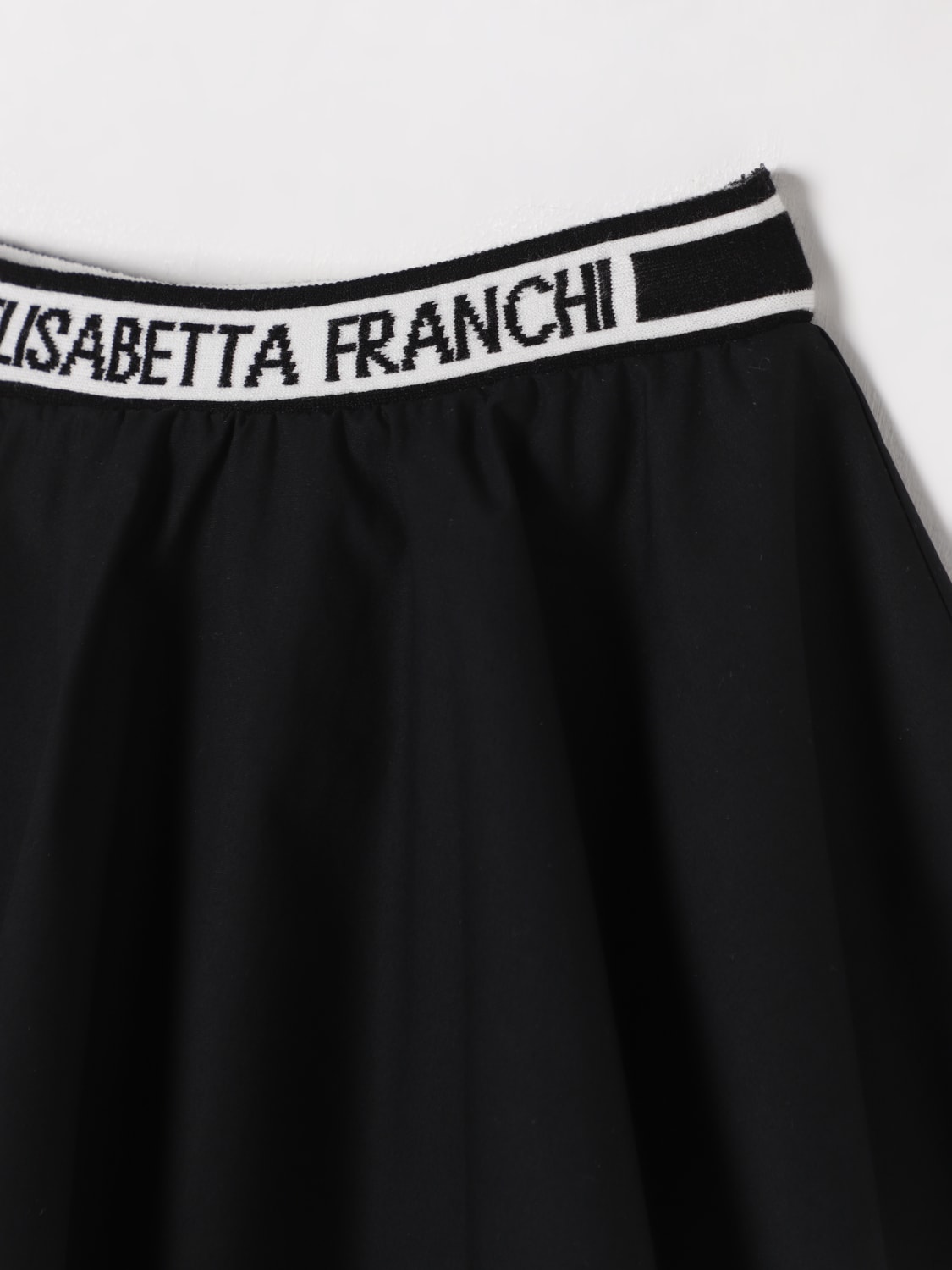 ELISABETTA FRANCHI LA MIA BAMBINA GONNA: Gonna in cotone Elisabetta Franchi La Mia Bambina, Nero - Img 3