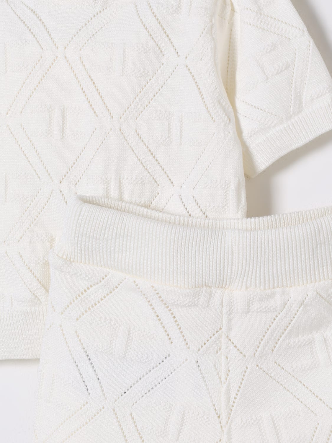 ELISABETTA FRANCHI LA MIA BAMBINA JUMPSUIT: Jumpsuit kids Elisabetta Franchi La Mia Bambina, Yellow Cream - Img 3