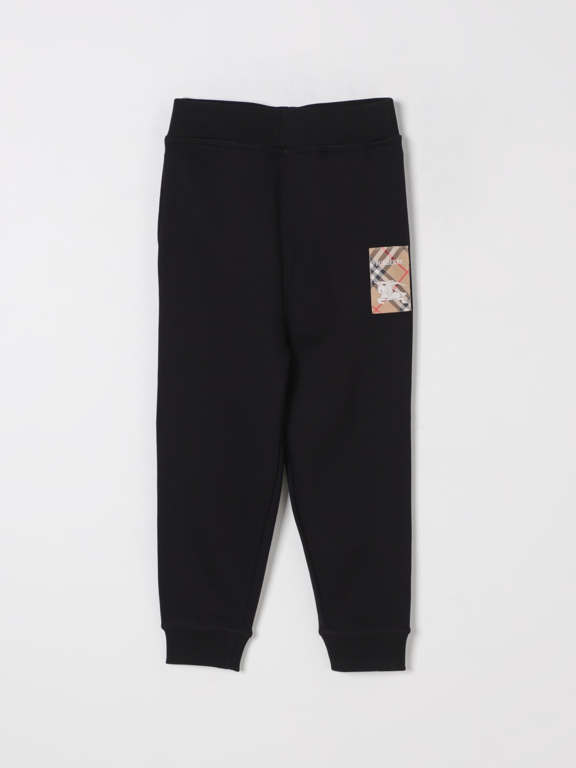 BURBERRY: Pants kids - Black | Burberry pants 8105476 online