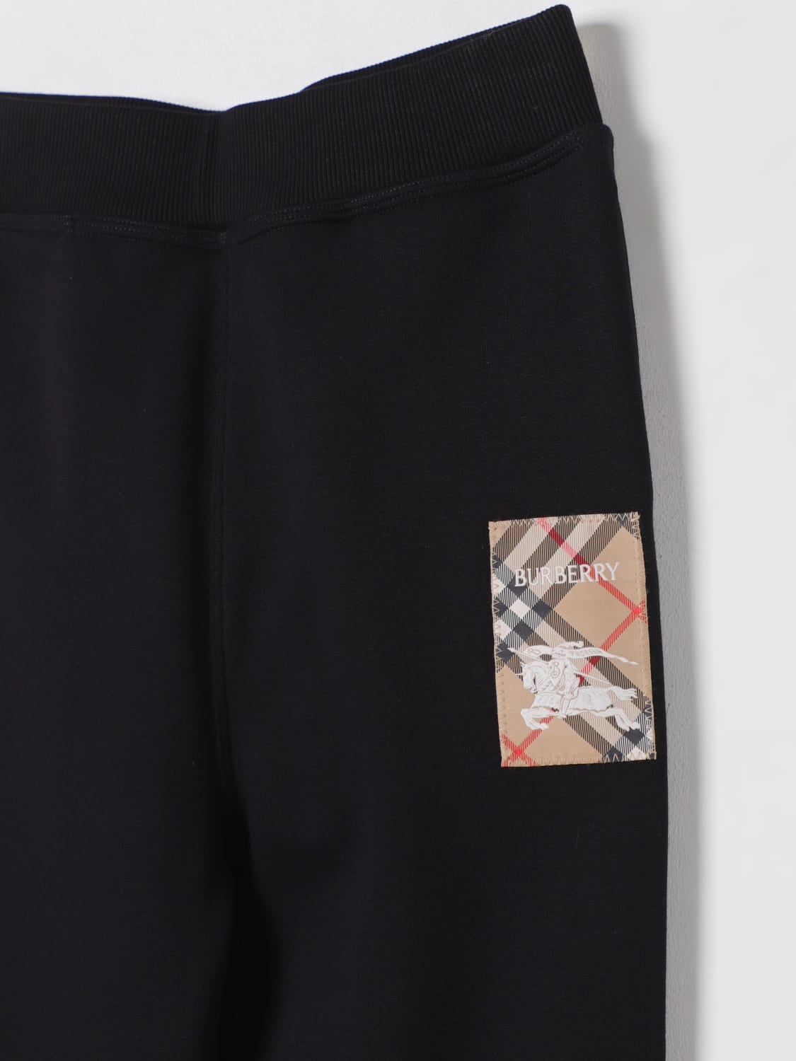 BURBERRY: Pants kids - Black | Burberry pants 8105476 online