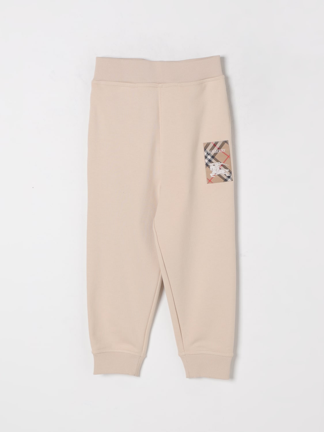 BURBERRY HOSE: Hose kinder Burberry, Ivory - Img 1