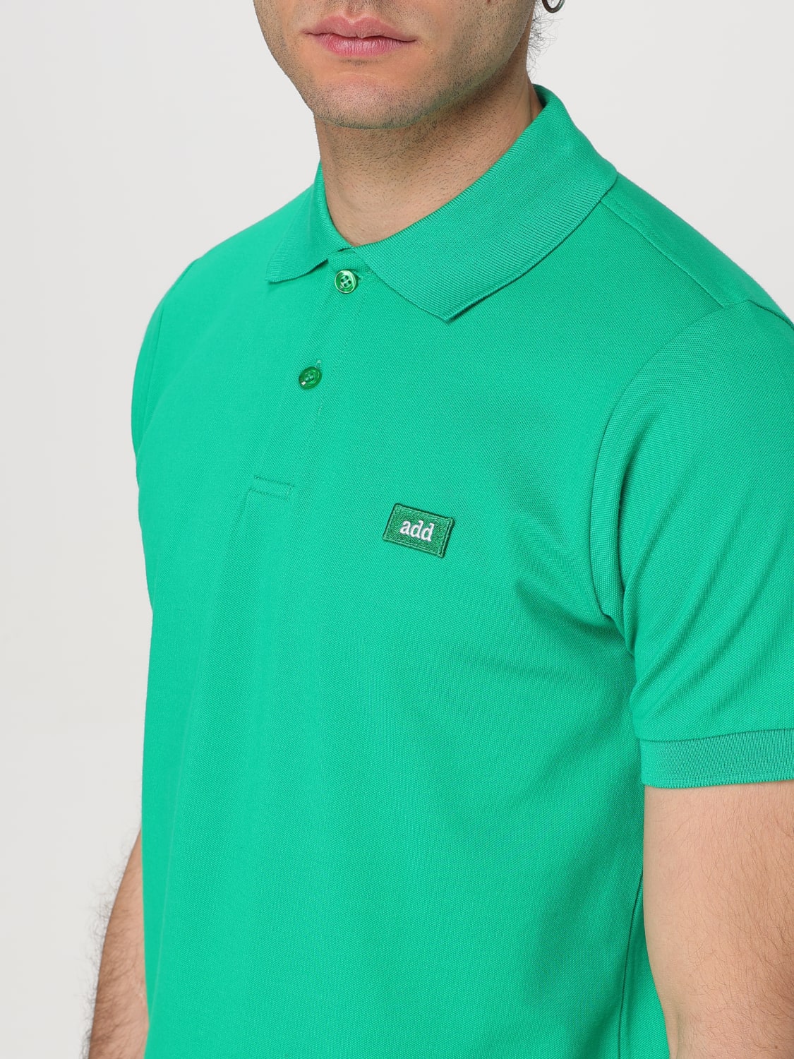 ADD POLO SHIRT: Polo shirt men Add, Green - Img 3
