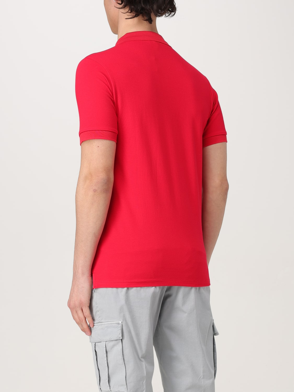 ADD POLO: Polo Add in cotone , Rosso - Img 2