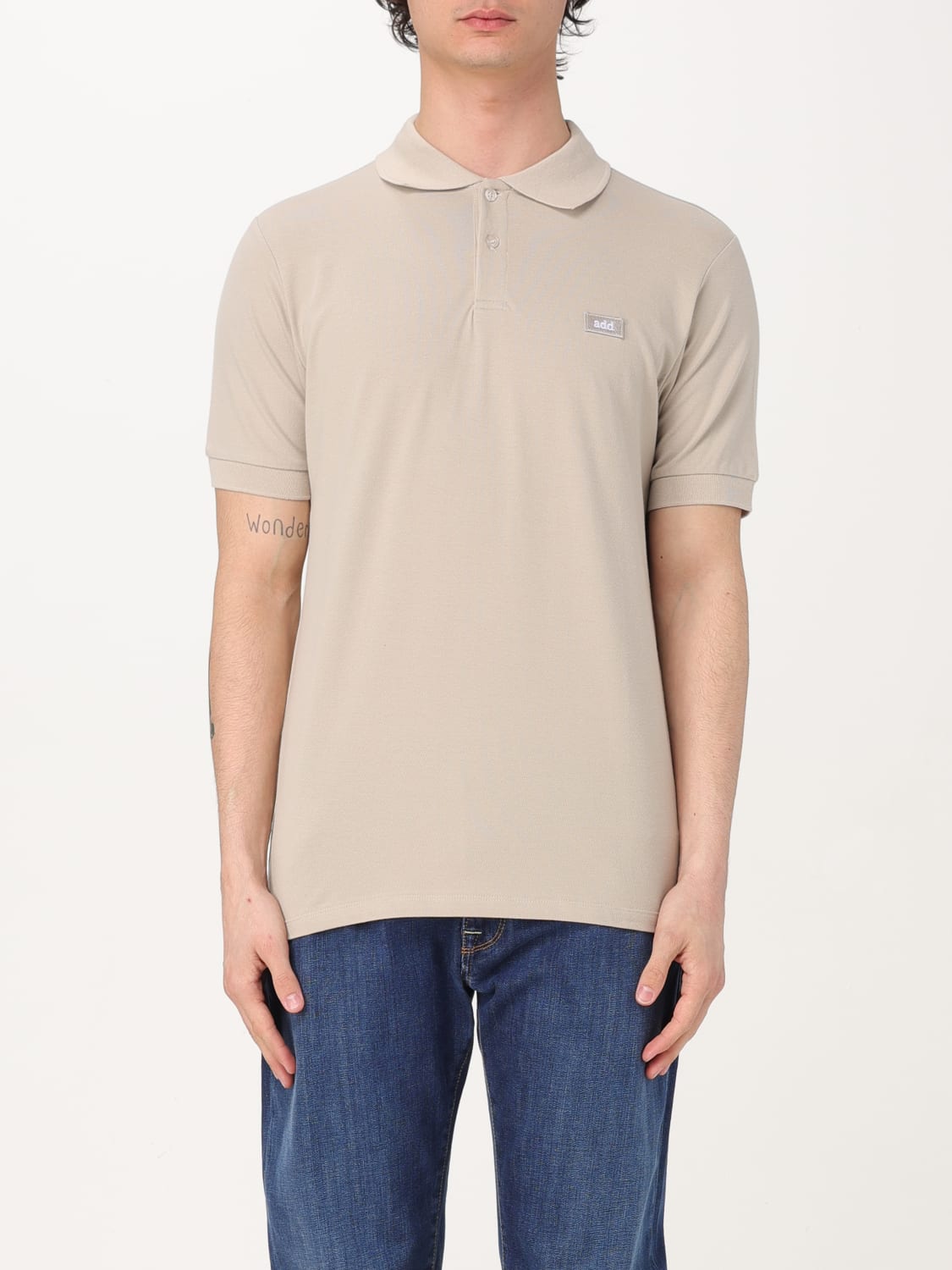 ADD POLO: Polo Add in cotone , Beige - Img 1