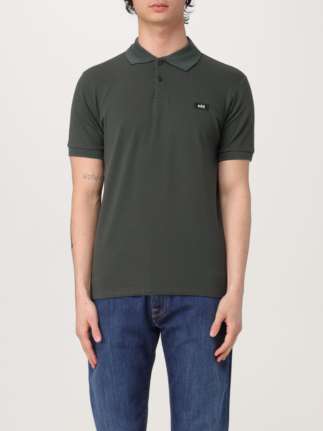 ADD POLO SHIRT: Polo shirt men Add, Military - Img 1