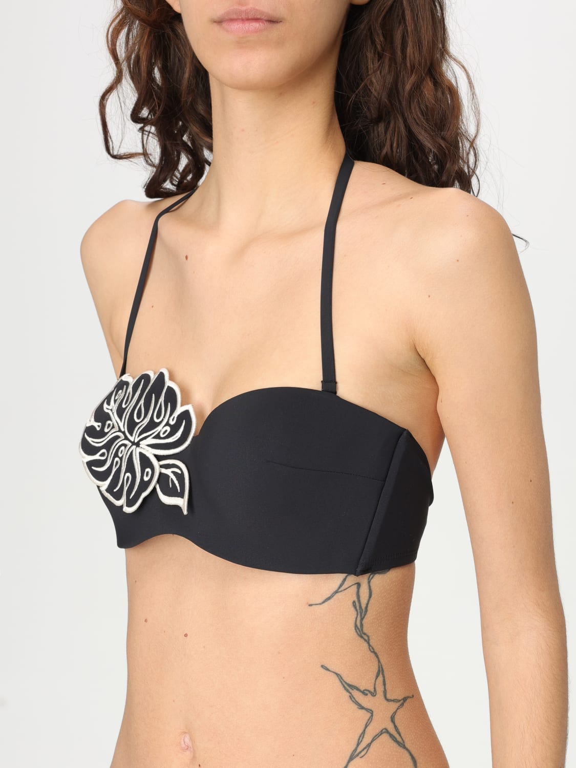 EMPORIO ARMANI SWIMWEAR COSTUME: Costume da bagno bikini Emporio Armani Swimwear, Nero - Img 3