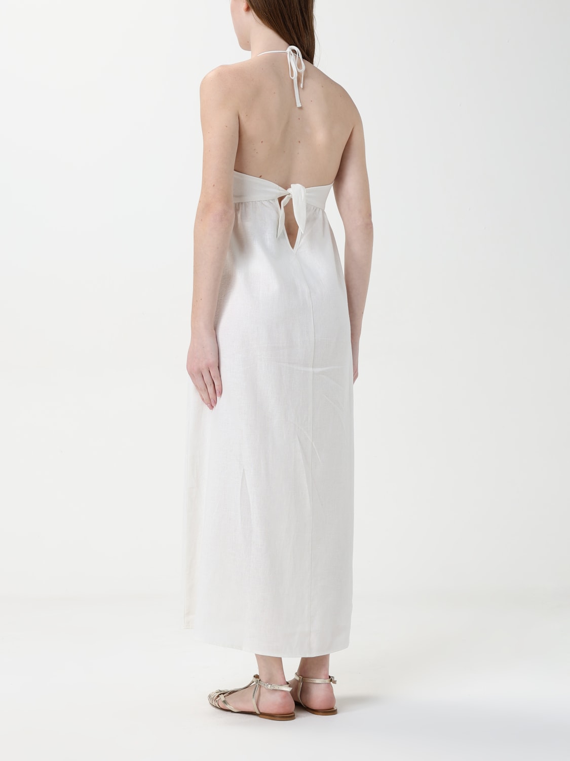 EMPORIO ARMANI SWIMWEAR ABITO: Abito Emporio Armani Swimwear in misto viscosa , Naturale - Img 2