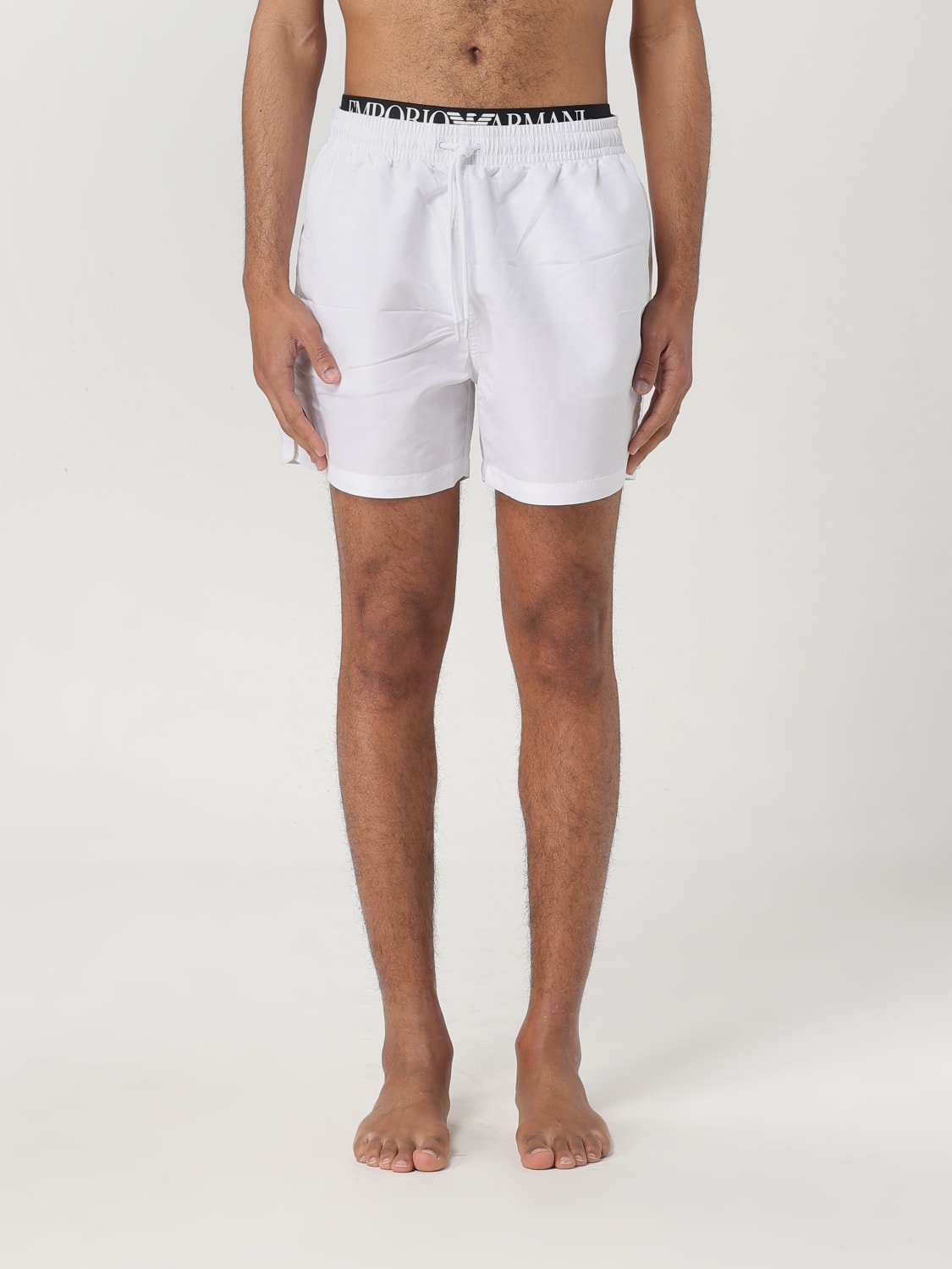 EMPORIO ARMANI SWIMWEAR COSTUME: Costume da bagno Emporio Armani Swimwear , Bianco - Img 1