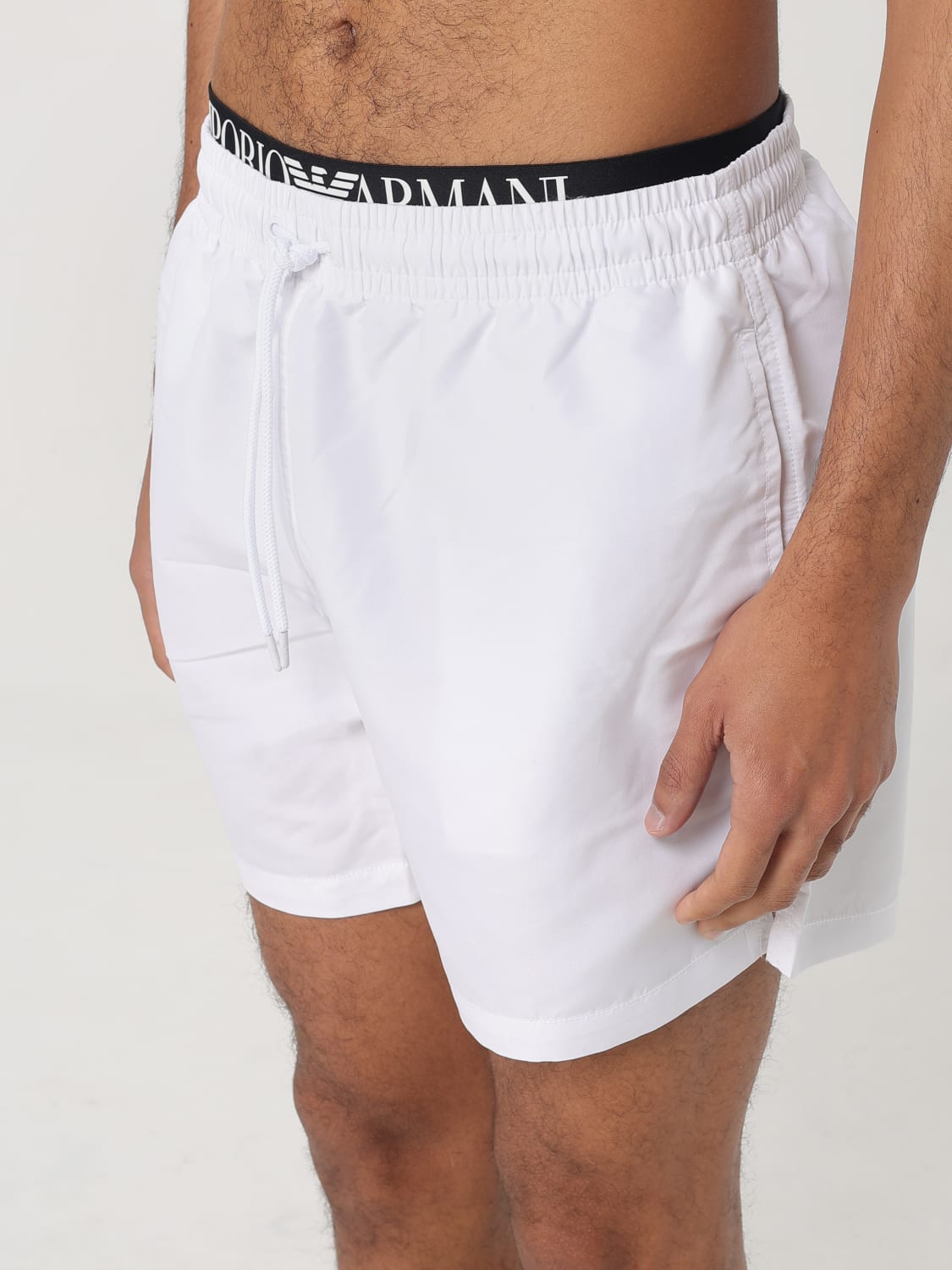 EMPORIO ARMANI SWIMWEAR COSTUME: Costume da bagno Emporio Armani Swimwear , Bianco - Img 3