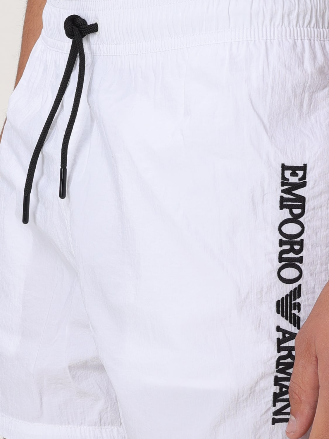 EMPORIO ARMANI SWIMWEAR COSTUME: Costume da bagno Emporio Armani Swimwear, Bianco - Img 3