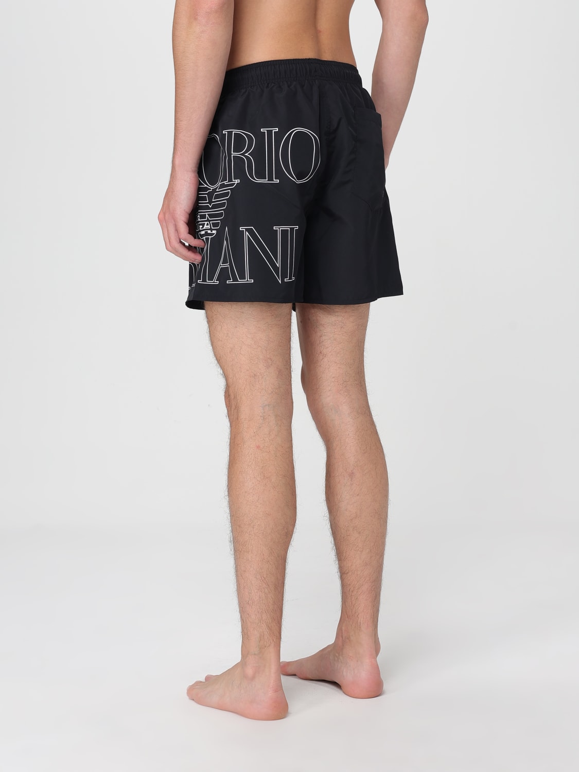 EMPORIO ARMANI SWIMWEAR COSTUME: Costume da bagno Emporio Armani Swimwear, Nero - Img 2