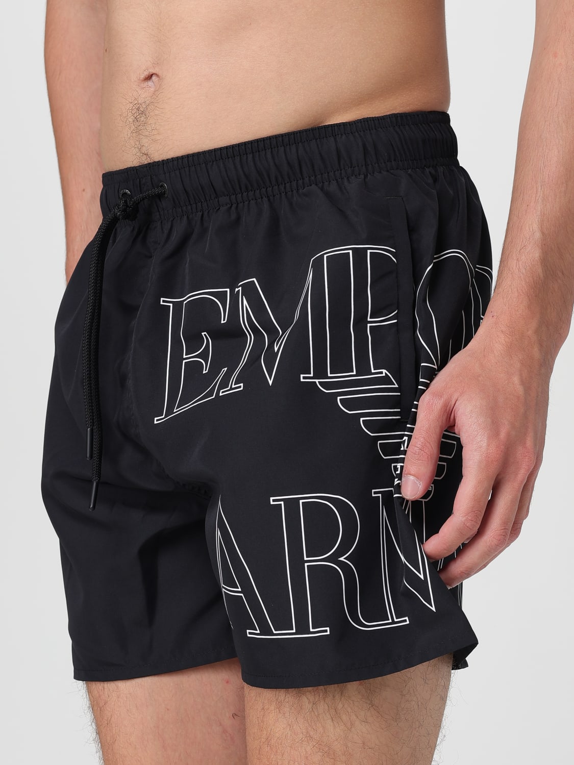 EMPORIO ARMANI SWIMWEAR COSTUME: Costume da bagno Emporio Armani Swimwear, Nero - Img 3