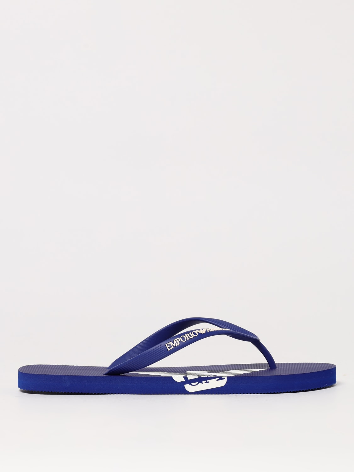 EMPORIO ARMANI SWIMWEAR SANDALS: Shoes men Emporio Armani Swimwear, Royal Blue - Img 1