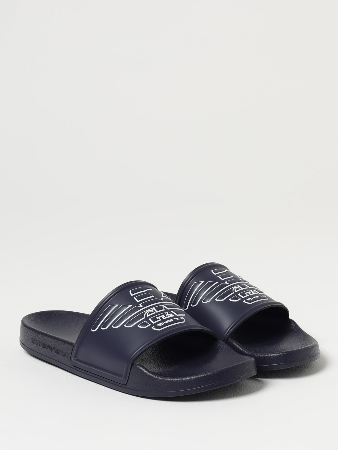 EMPORIO ARMANI SWIMWEAR 凉鞋: 鞋 男士 Emporio Armani Swimwear, 海军蓝 - Img 2