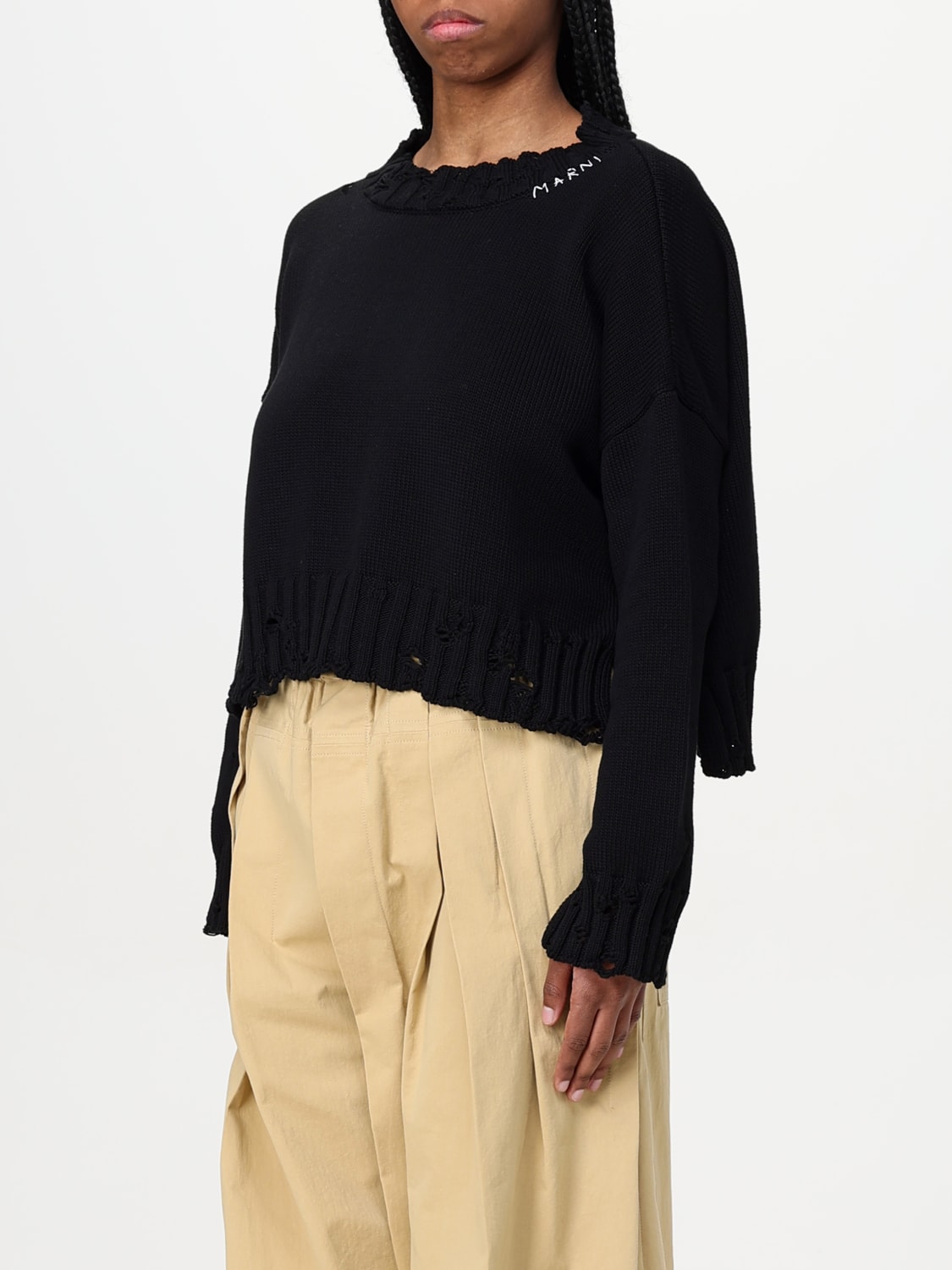 MARNI SWEATER: Sweater woman Marni, Black - Img 4