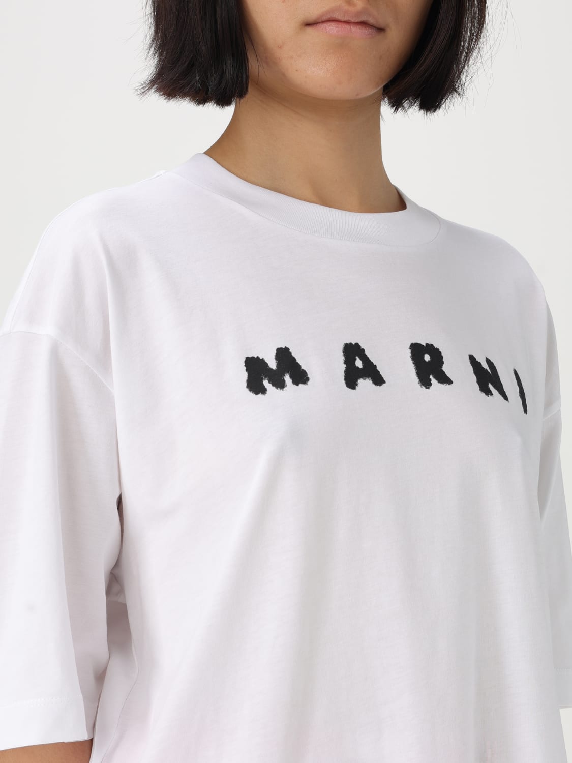 Tシャツ・カットソー MARNI Woman T-Shirt Lilac THJET49P13USCX42 SLW01 MARNI: T-shirt woman - Lilac | Marni t-shirt