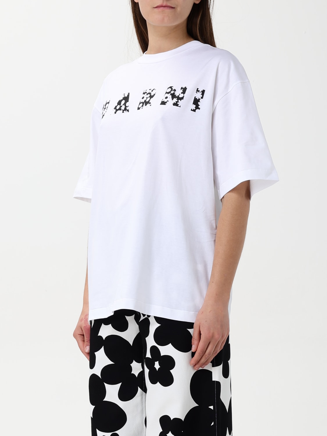 MARNI: T-shirt woman - Lilac | Marni t-shirt