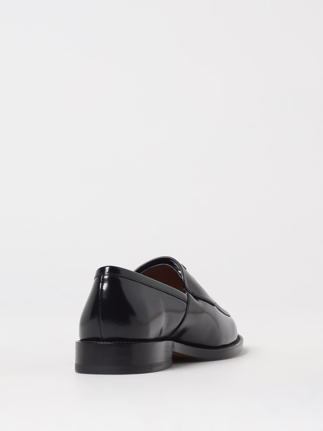 ローファー・オックスフォード MARNI Woman Loafers Black MOMS006002PS679 00N99 Black leather Bambi 3.0 loafer with double buckle | Marni