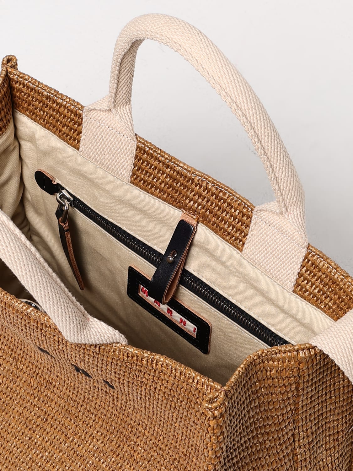 MARNI TOTE BAG: Shoulder bag woman Marni, Natural - Img 5