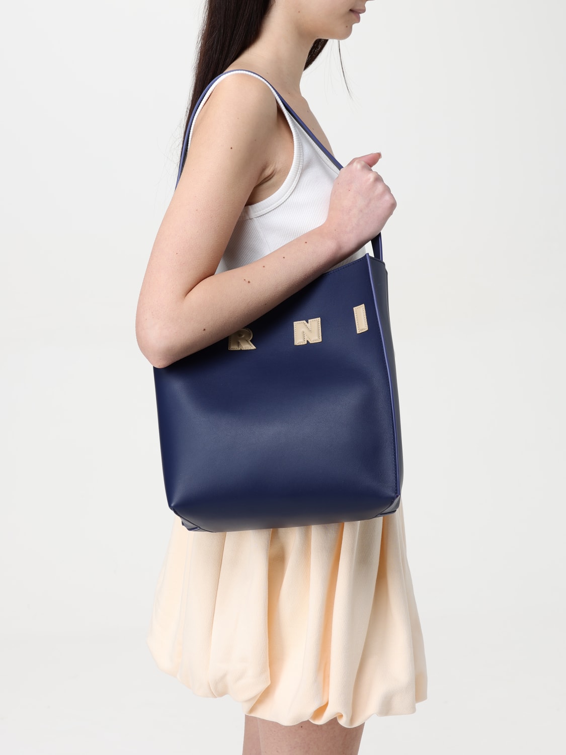 ショルダーバッグ・ポシェット MARNI Woman Shoulder bag Blue SHMP0111U0P6483 ZO875 MARNI: Shoulder bag woman - Royal Blue | Marni shoulder bag