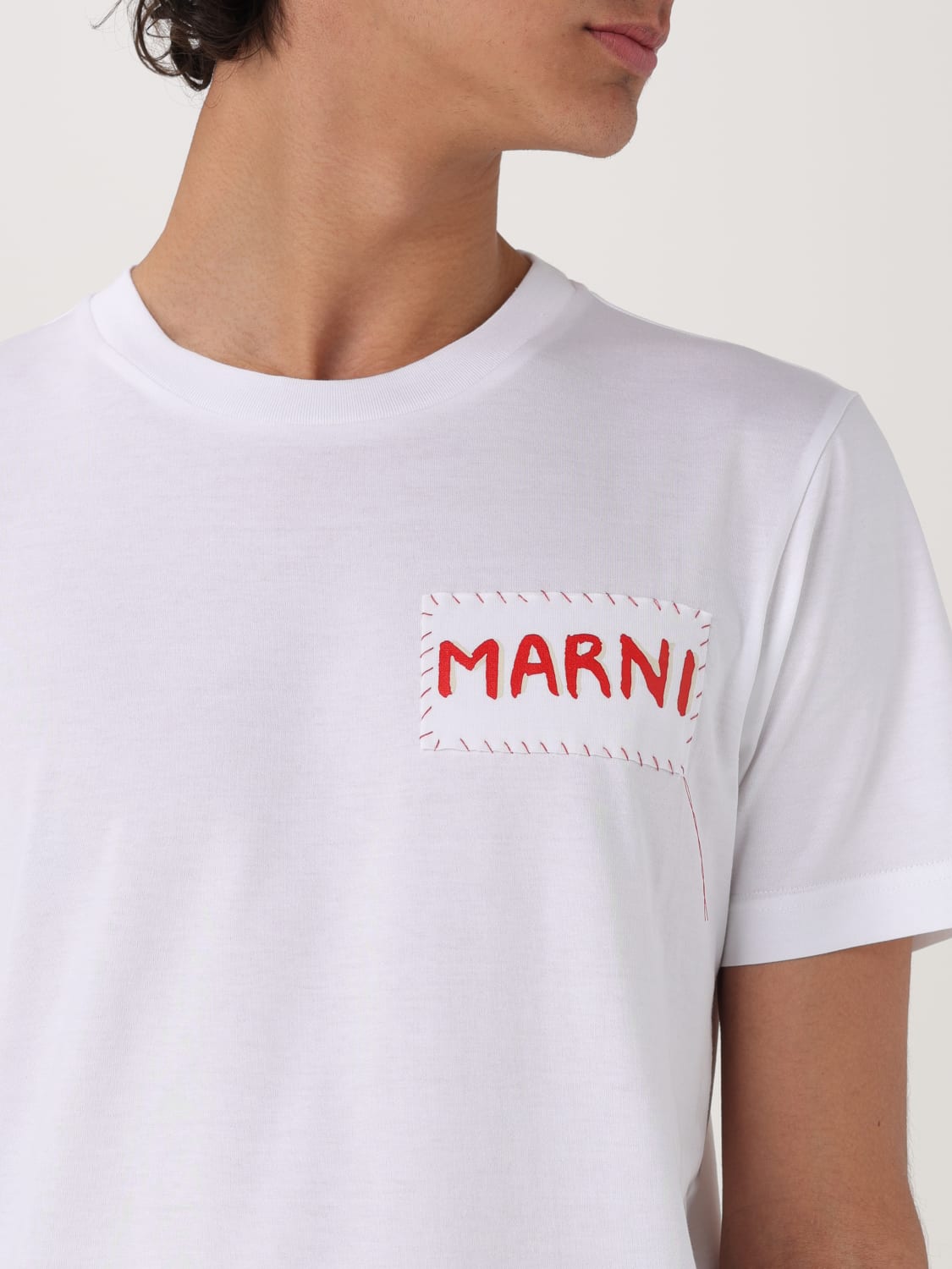 MARNI 티셔츠: 티셔츠 남성 Marni, 화이트 - Img 5