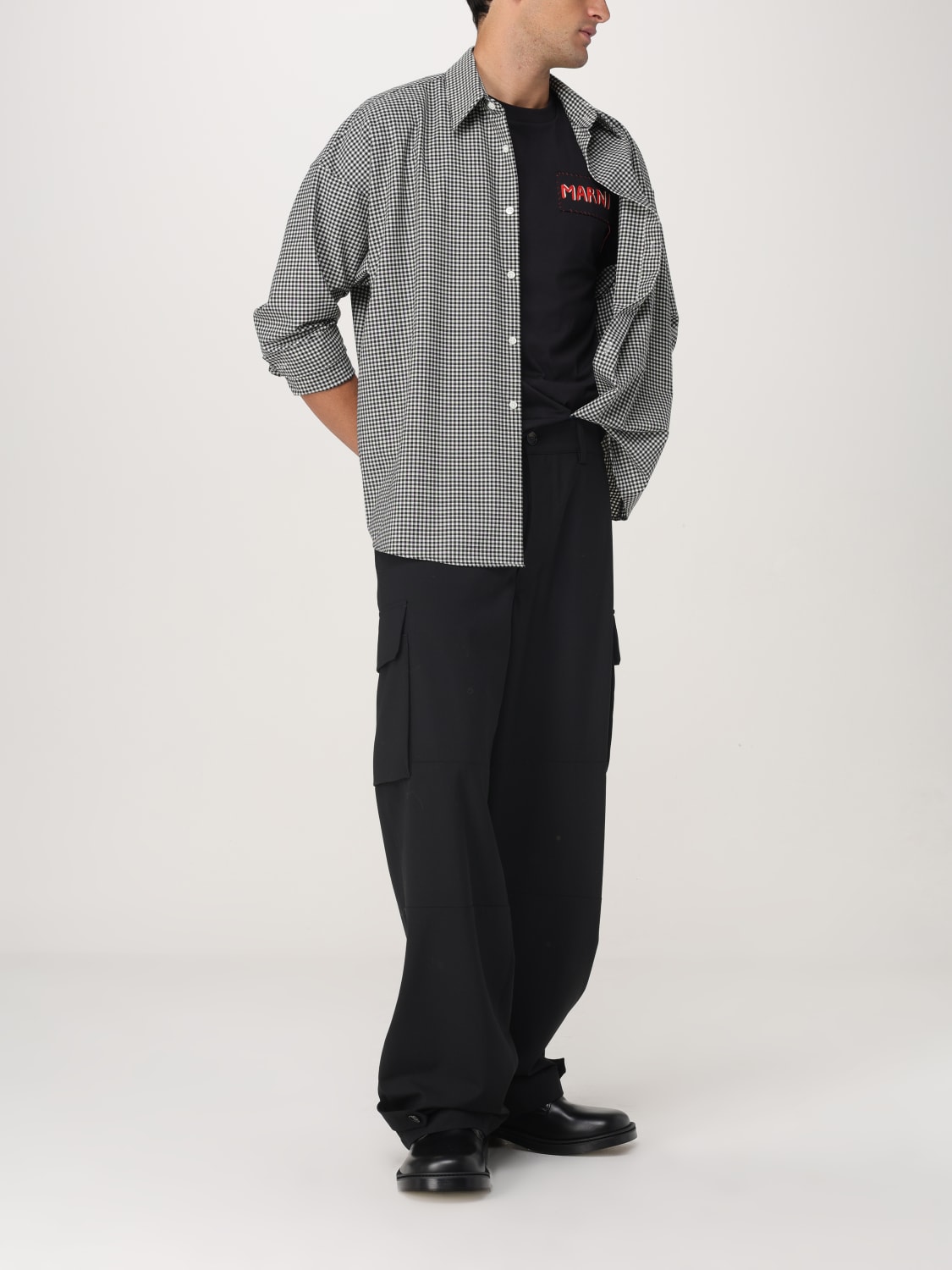 MARNI T-SHIRT: T-shirt men Marni, Black - Img 2