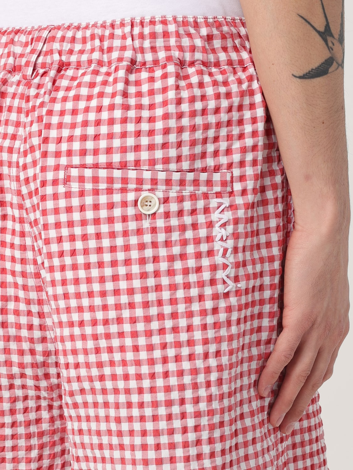 MARNI ショートパンツ: ショートパンツ メンズ Marni, レッド - Img 5