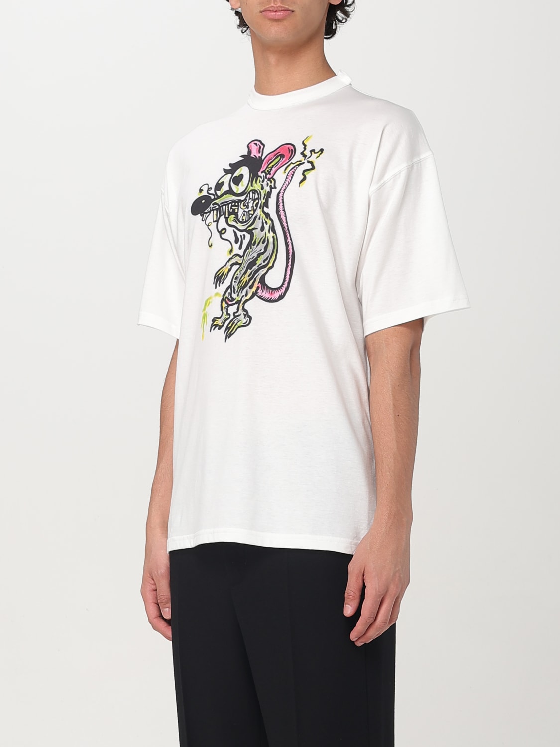 MAGLIANO T-SHIRT: T-shirt in cotone con stampa grafica Magliano, Bianco - Img 4