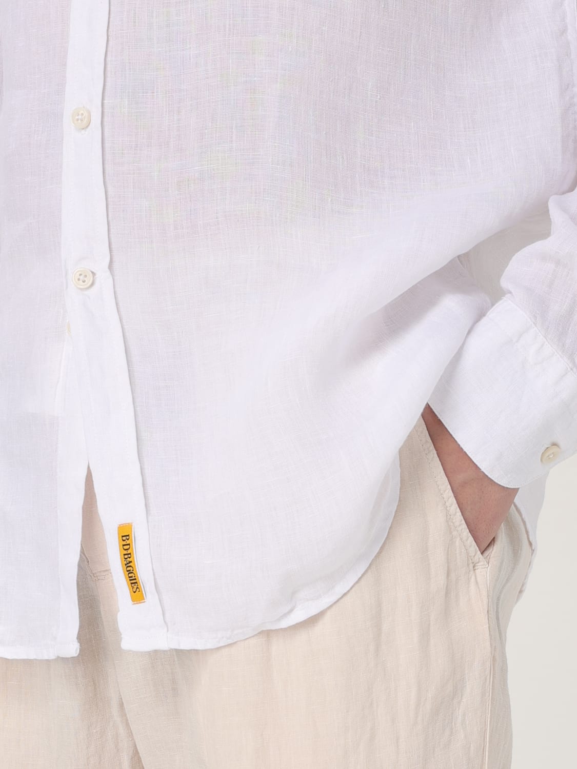 B.D BAGGIES SHIRT: Shirt men Bd Baggies, White - Img 3