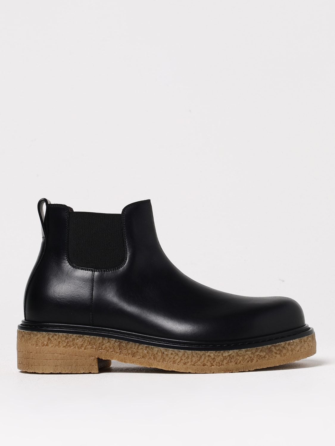 BOTTEGA VENETA STIVALETTI: Stivaletto Haddock Chelsea Bottega Veneta in pelle , Nero - Img 1